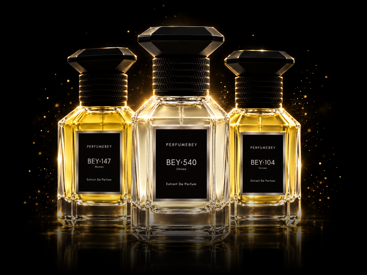 PerfumeBey extrait de parfum bottles